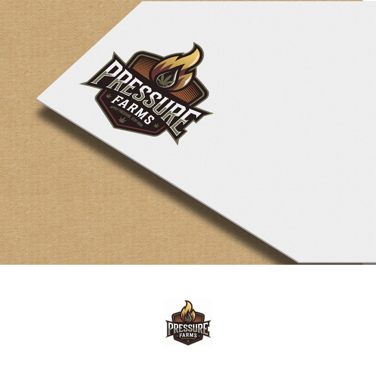 Logo-Design von mekail für Pressure Farms | Design #35224516