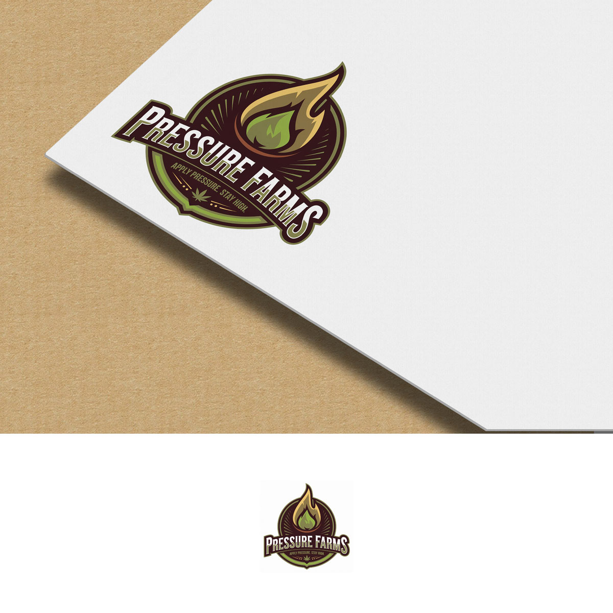 Diseño de Logo por mekail para Pressure Farms | Diseño #35224561