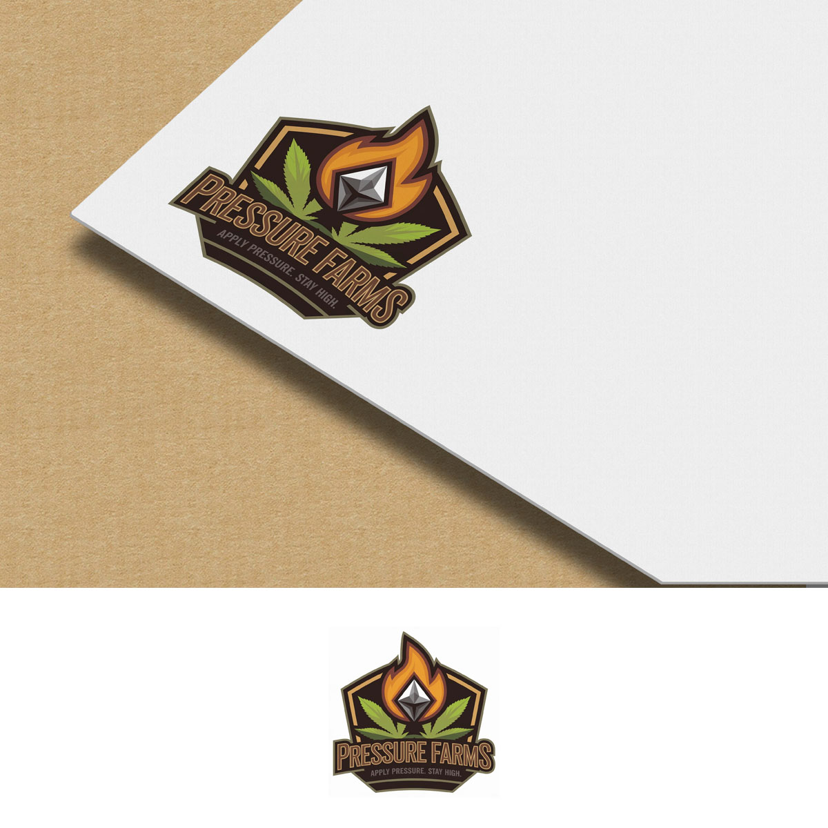 Diseño de Logo por mekail para Pressure Farms | Diseño #35224562