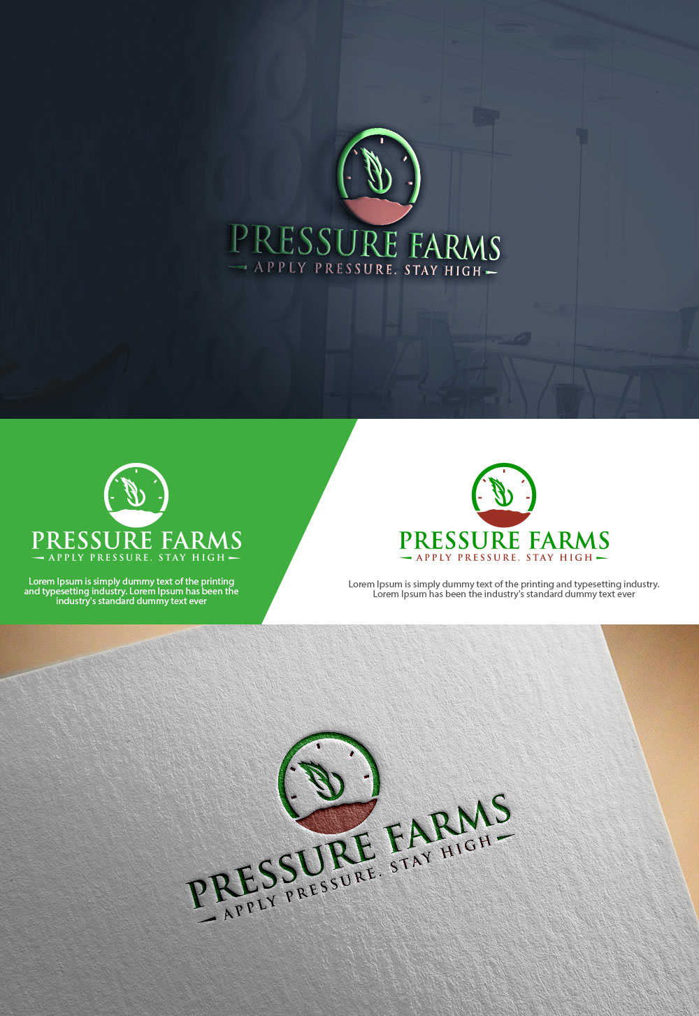 Logo Design by sulemani  creation for Pressure Farms | Design #35226890