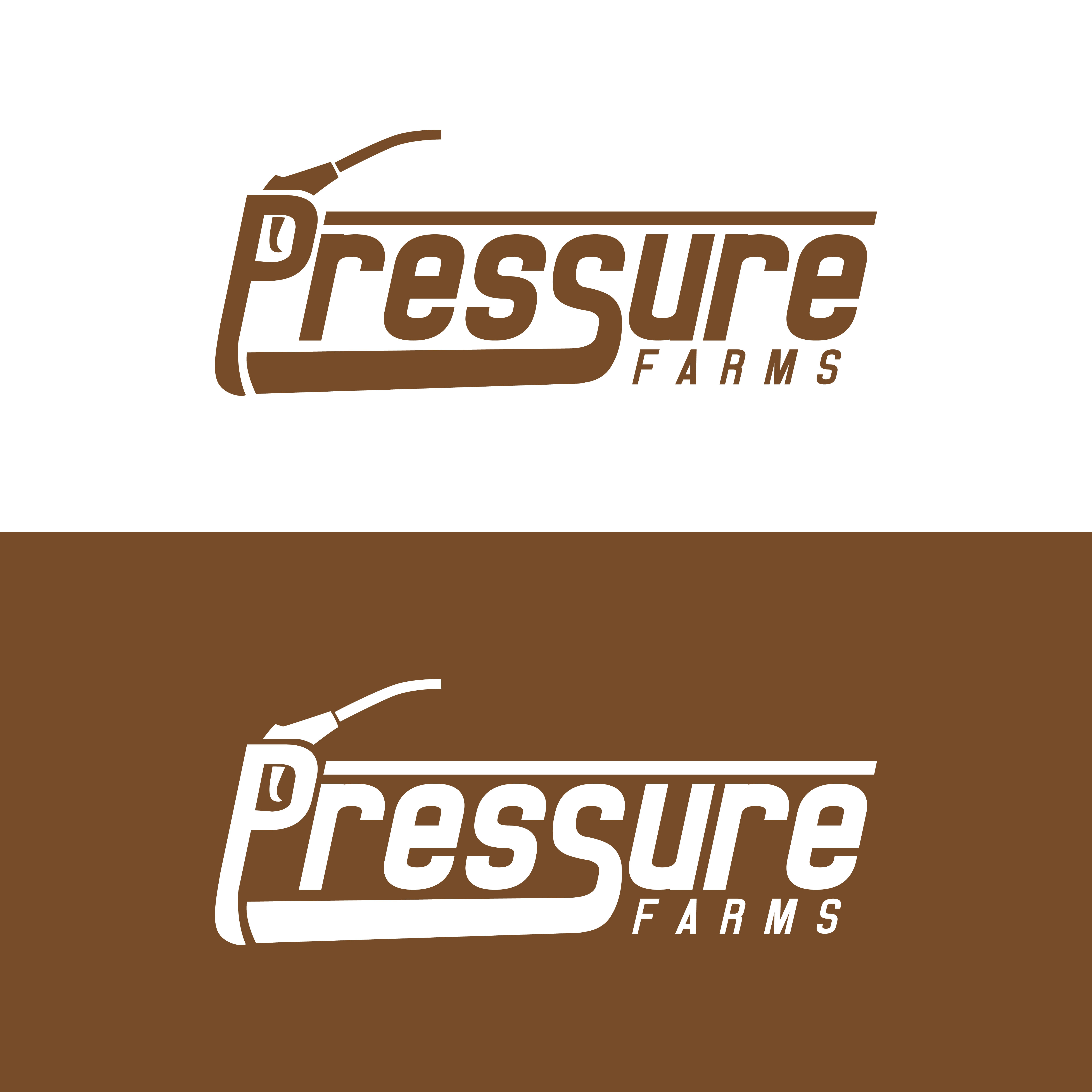Diseño de Logo por Dhimant Maloo para Pressure Farms | Diseño #35225520