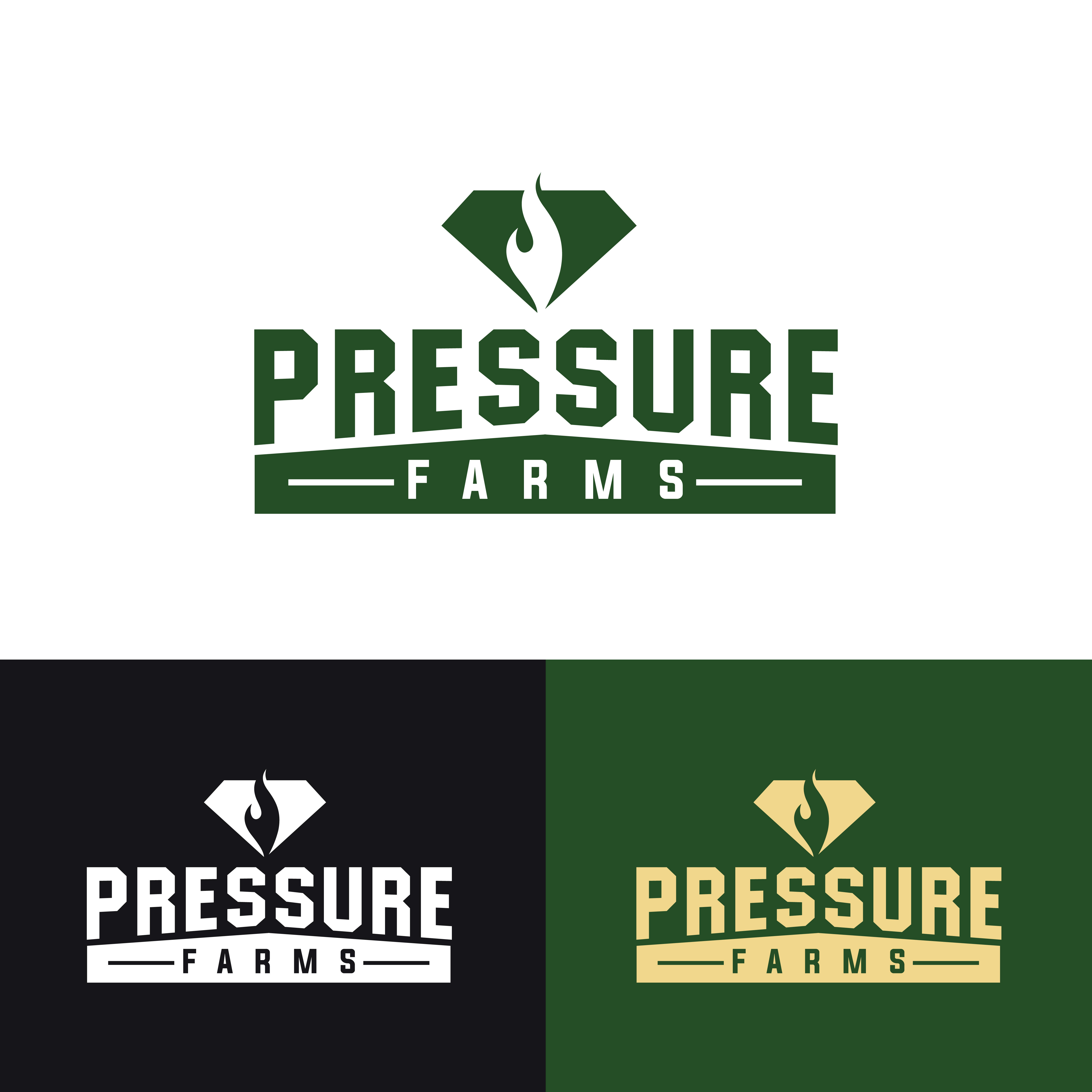 Diseño de Logo por Dhimant Maloo para Pressure Farms | Diseño #35225521