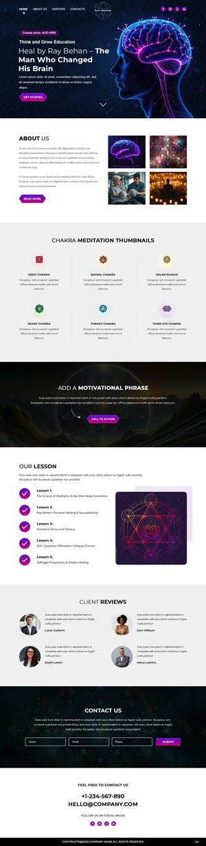 Web Design par pb pour Think and Grow Eduacation | Design #35239008