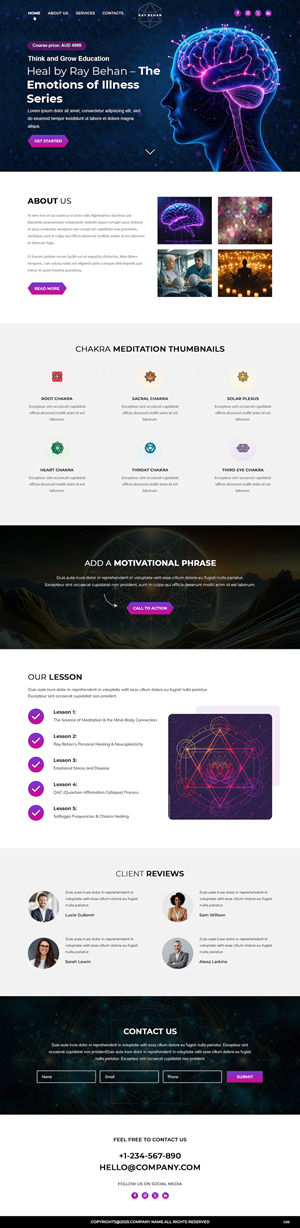 Web Design by pb for Think and Grow Eduacation | Design: #35447837