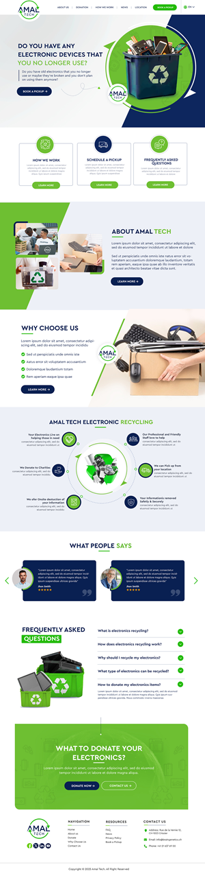 Web Design by Blue Sparrow for this project | Design: #35237201