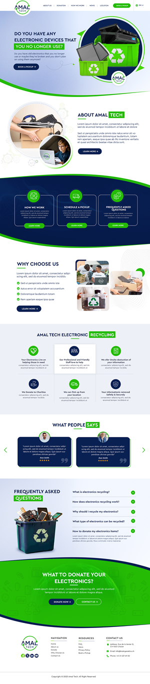 Web Design by Blue Sparrow for this project | Design: #35237202