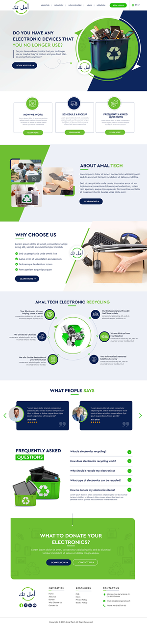 Web Design by Blue Sparrow for this project | Design: #35237204
