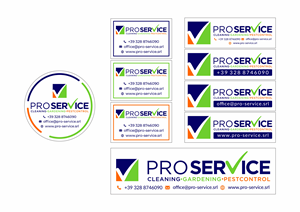 Aufkleber-Design von Shahantastic für ProService | Design: #35236494