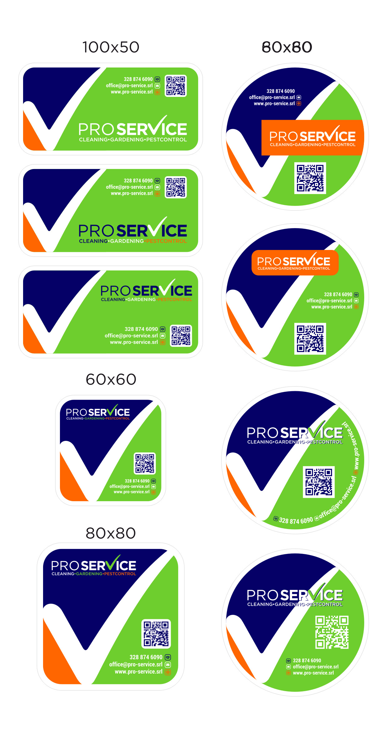Sticker Design by Atvento Graphics for ProService | Design #35270917
