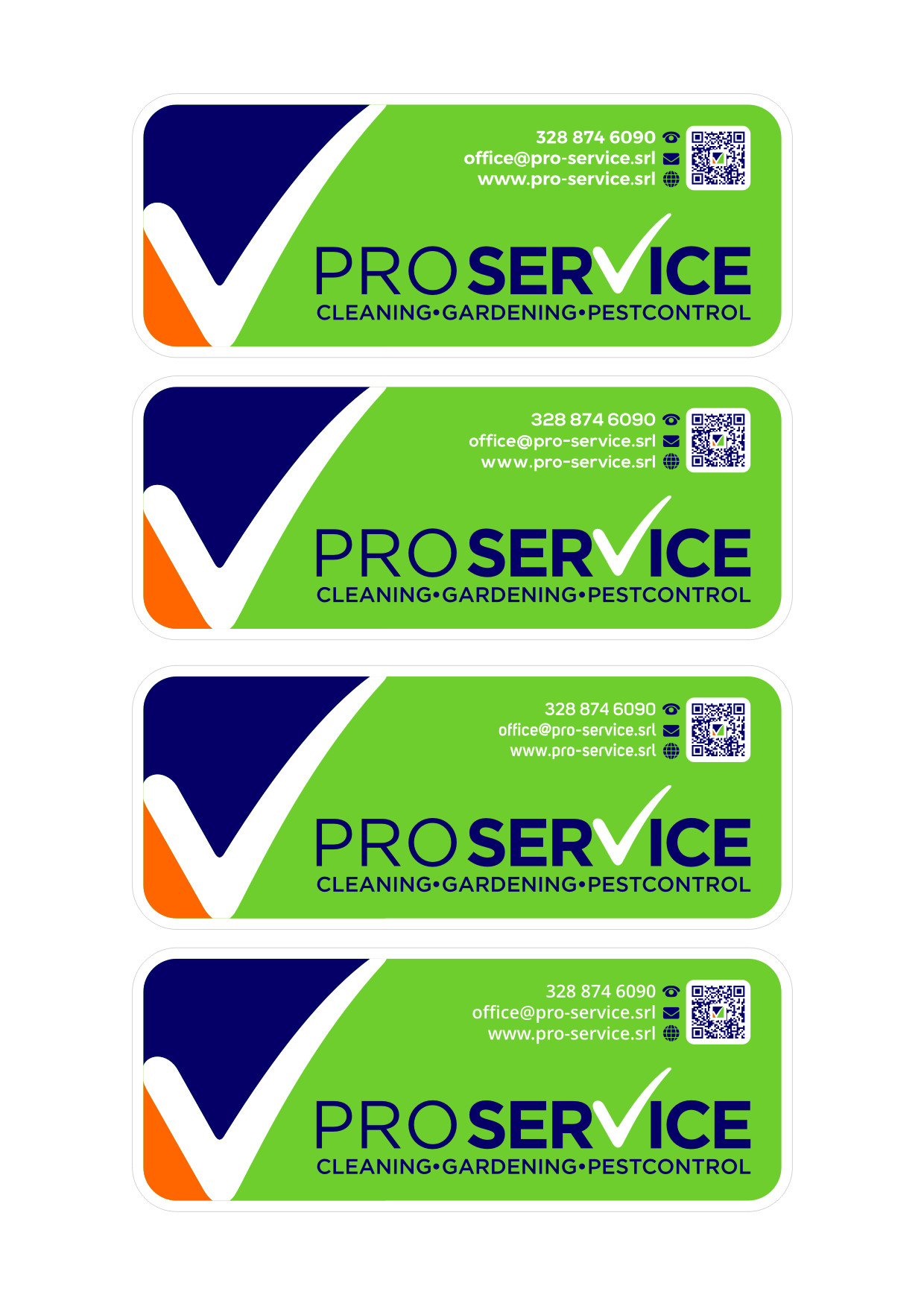 Sticker Design by Atvento Graphics for ProService | Design #35276216
