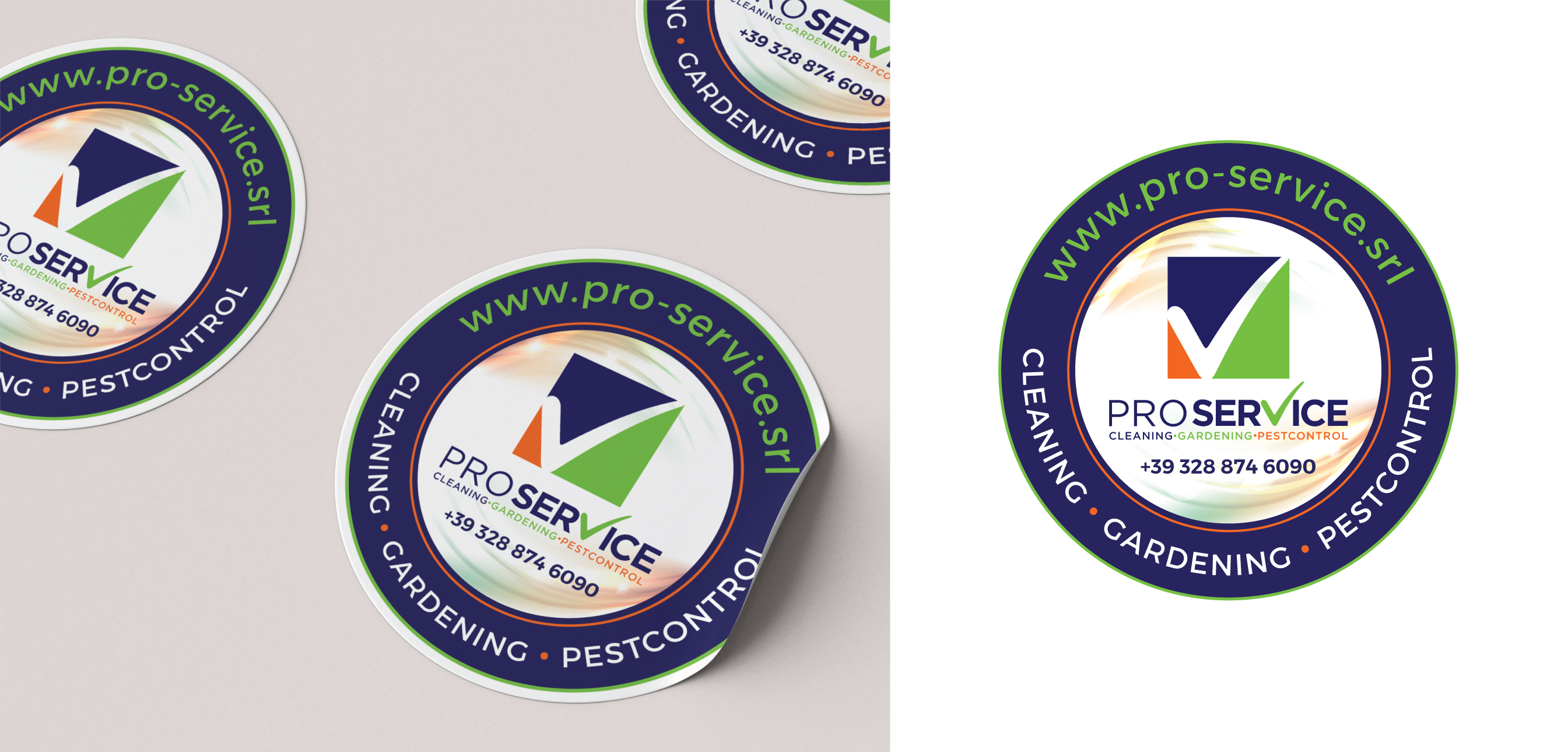 Sticker Design by Impressive Designs for ProService | Design #35231459