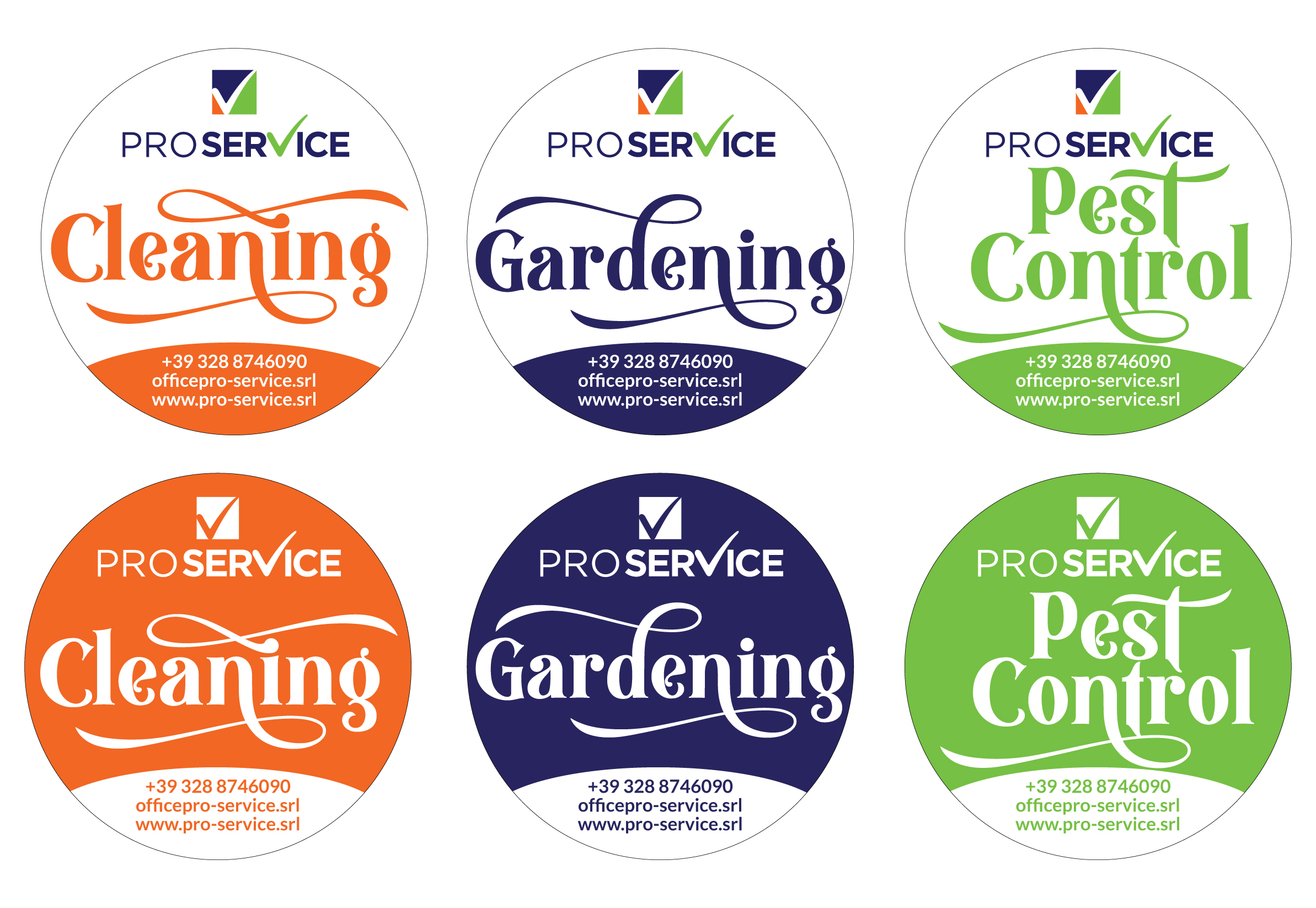 Sticker Design by I P Design for ProService | Design #35250860