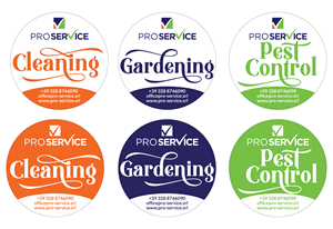 Sticker Design by I P Design for ProService | Design: #35250860