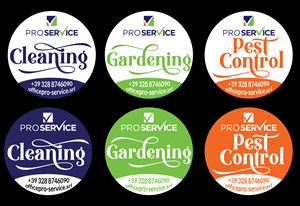 Sticker Design by I P Design for ProService | Design: #35252767