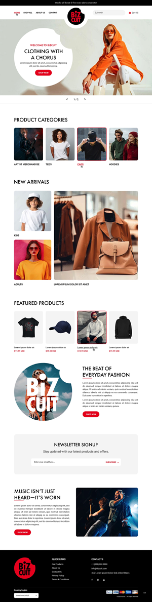 Shopify Design by pb
