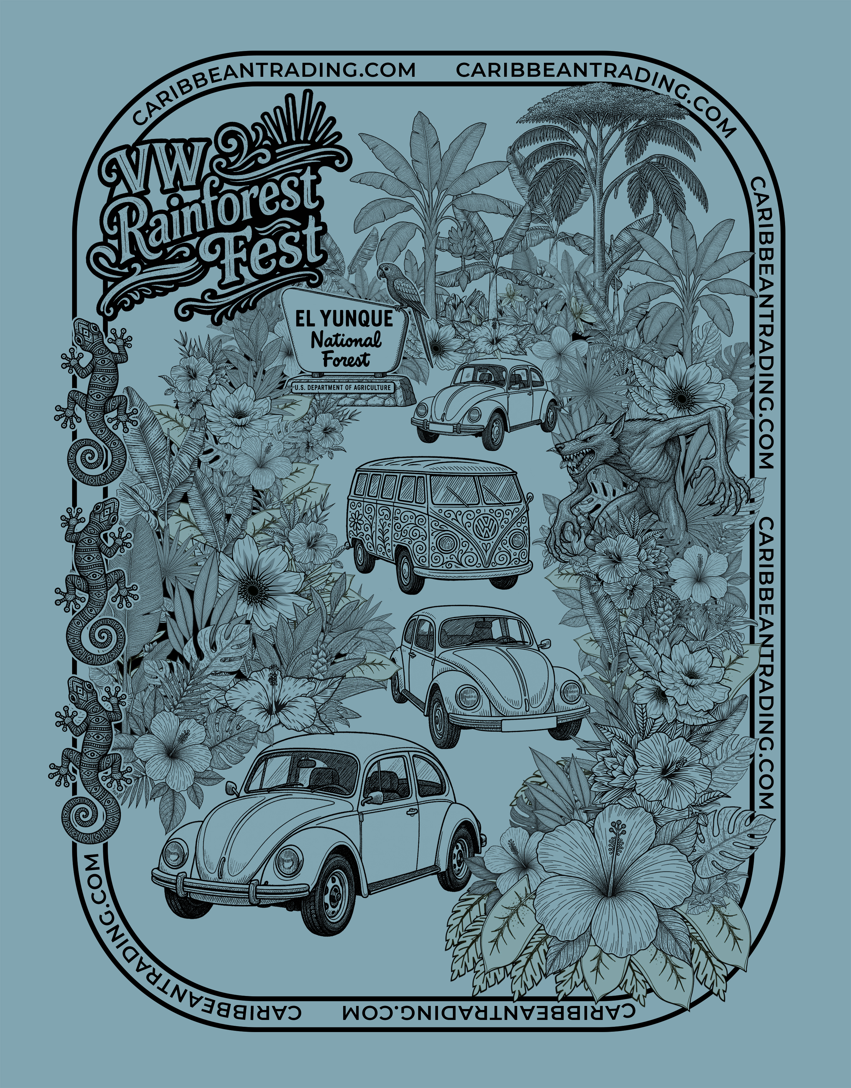 Design Illustration par Krypton Designer pour Caribbean Trading Company, Inc. | Design #35297194