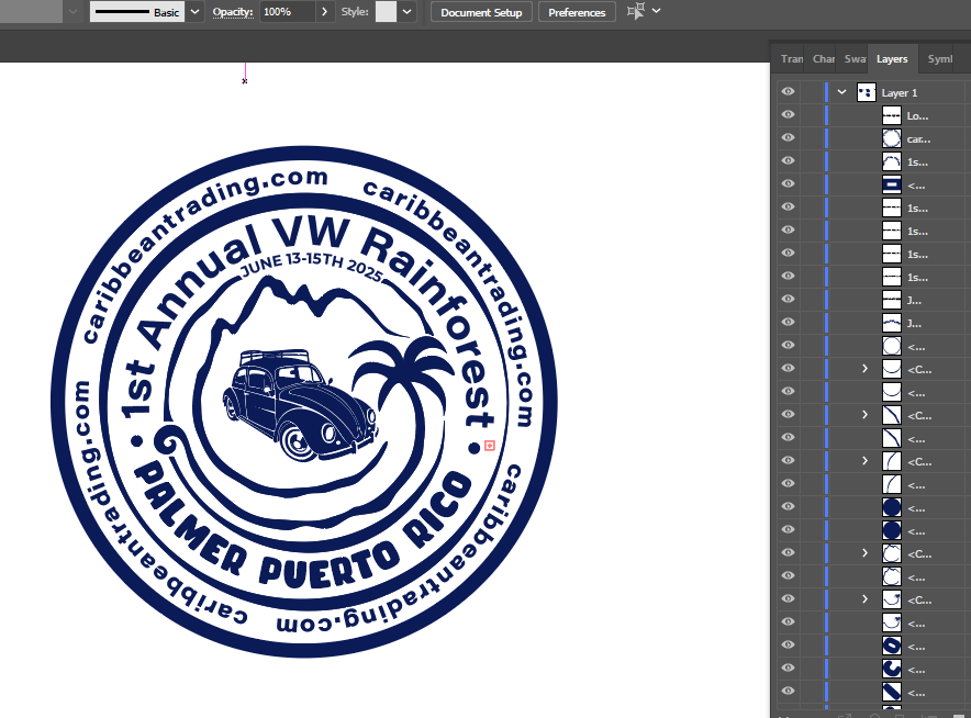 Illustration Design by Krypton Designer for Caribbean Trading Company, Inc. | Design #35311833