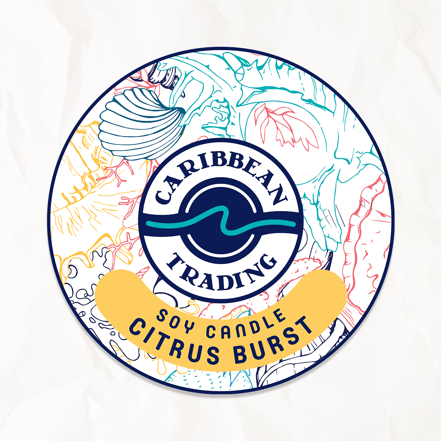 Illustration-Design von Krypton Designer für Caribbean Trading Company, Inc. | Design #35385841