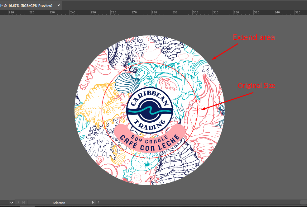 Illustration-Design von Krypton Designer für Caribbean Trading Company, Inc. | Design #35425625