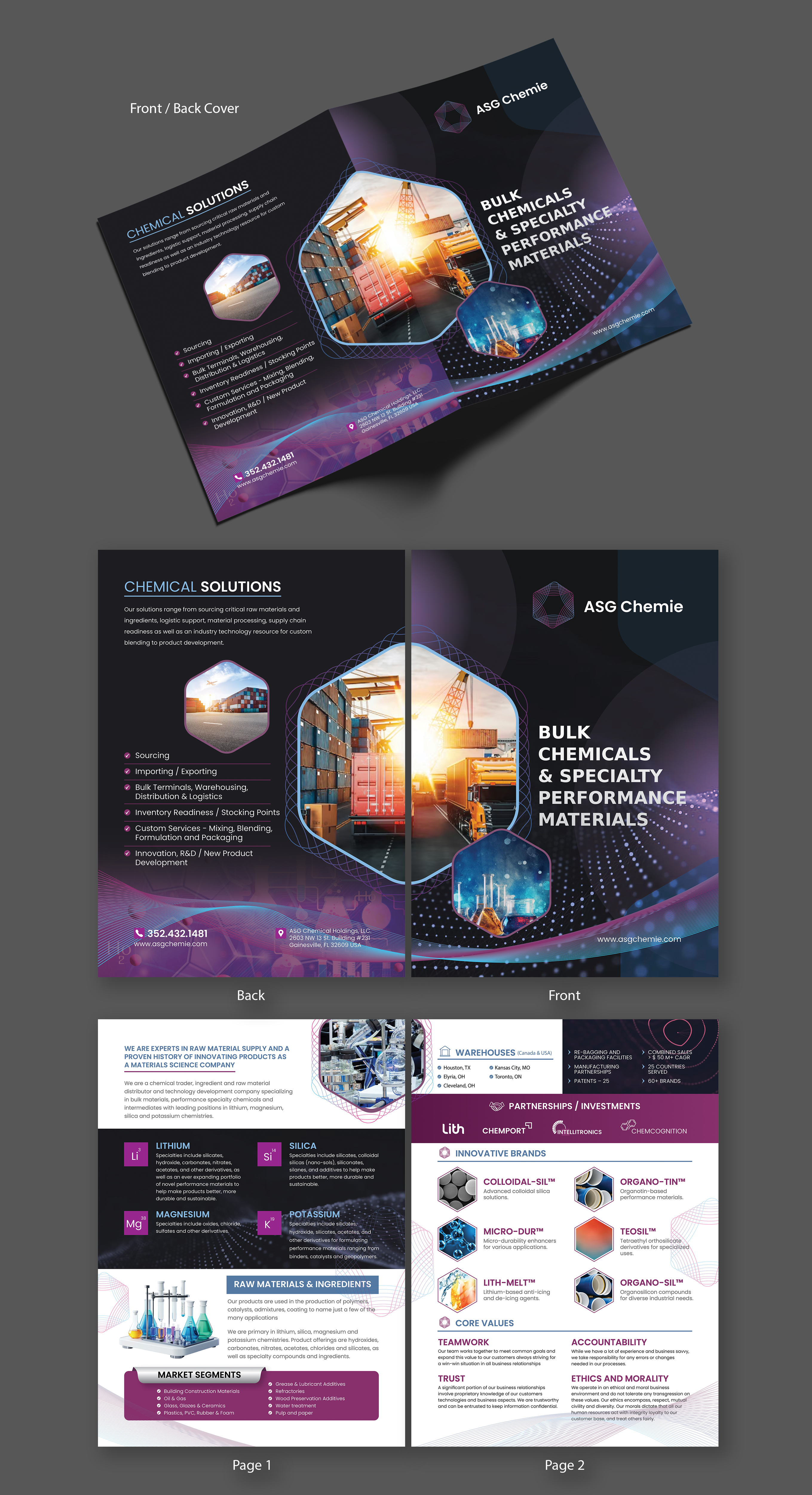 Diseño de Flyer por Impressive Designs para ASG Chemie | Diseño #35247547