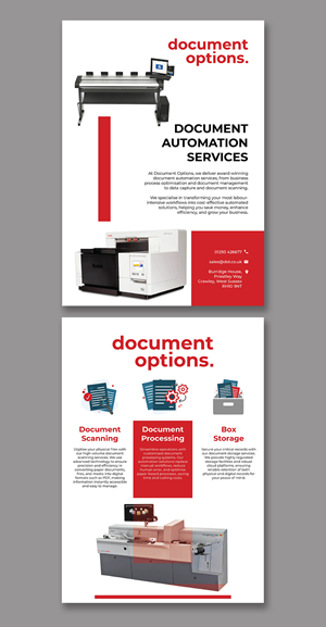 Flyer Design by YourLogoMaster for Document Options Ltd. | Design: #35244067
