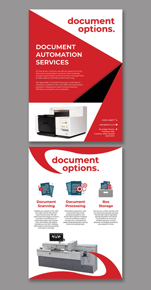 Flyer Design by YourLogoMaster for Document Options Ltd. | Design: #35244068