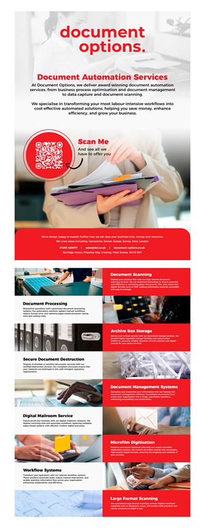 Flyer Design by karina Bertarione for Document Options Ltd. | Design #35270766