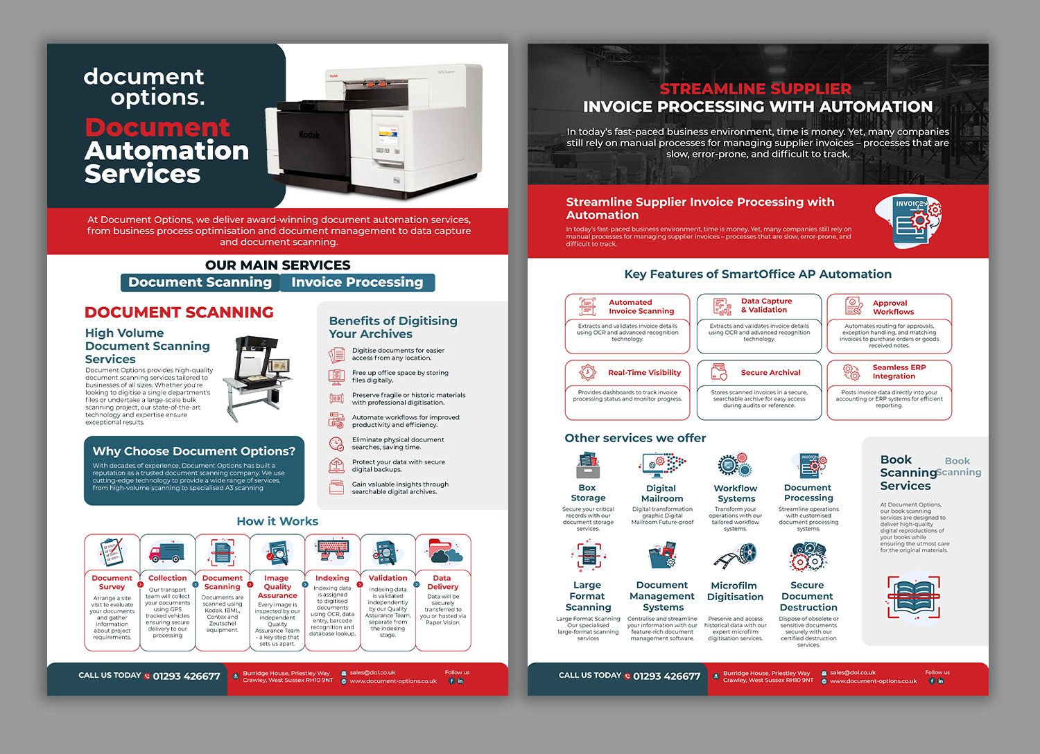 Flyer Design by debdesign for Document Options Ltd. | Design #35255325