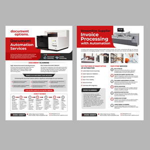 Flyer Design by debdesign for Document Options Ltd. | Design: #35255354
