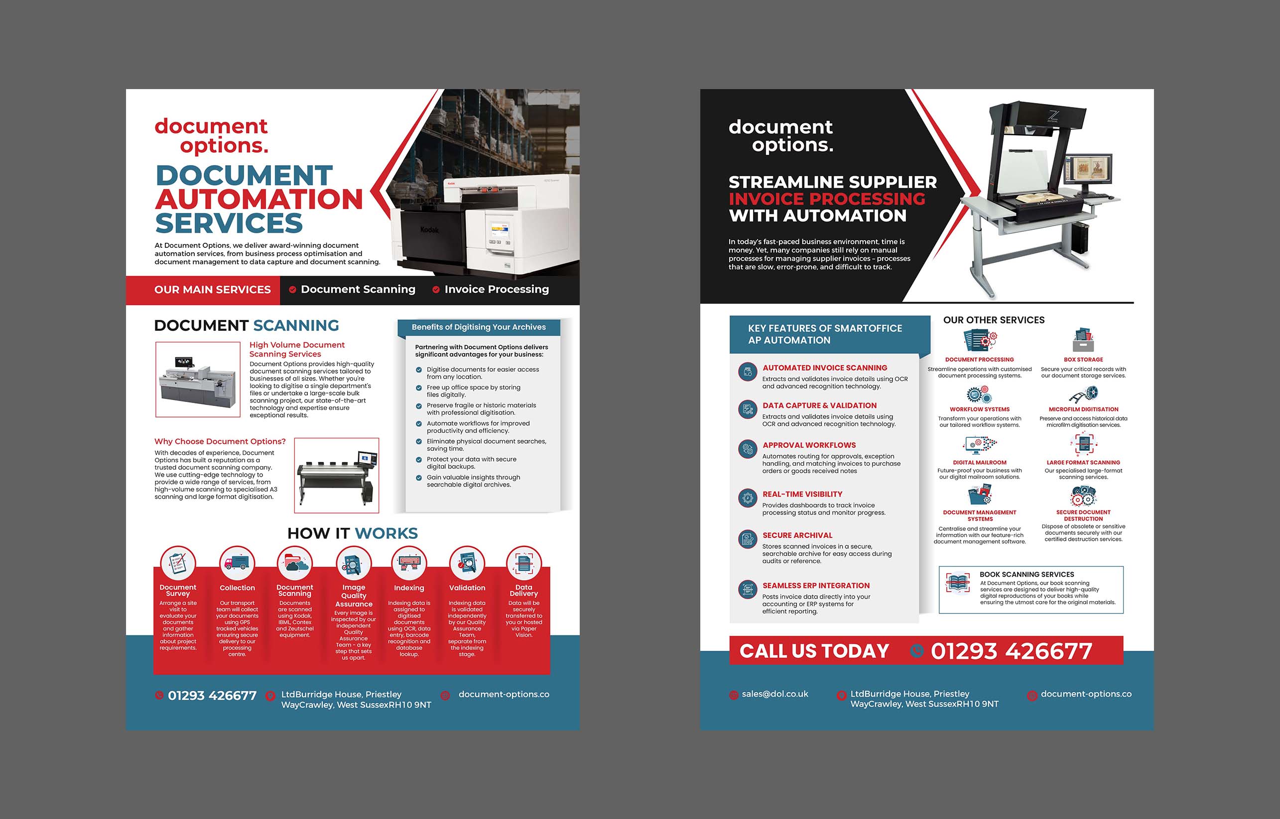 Flyer Design by debdesign for Document Options Ltd. | Design #35255752