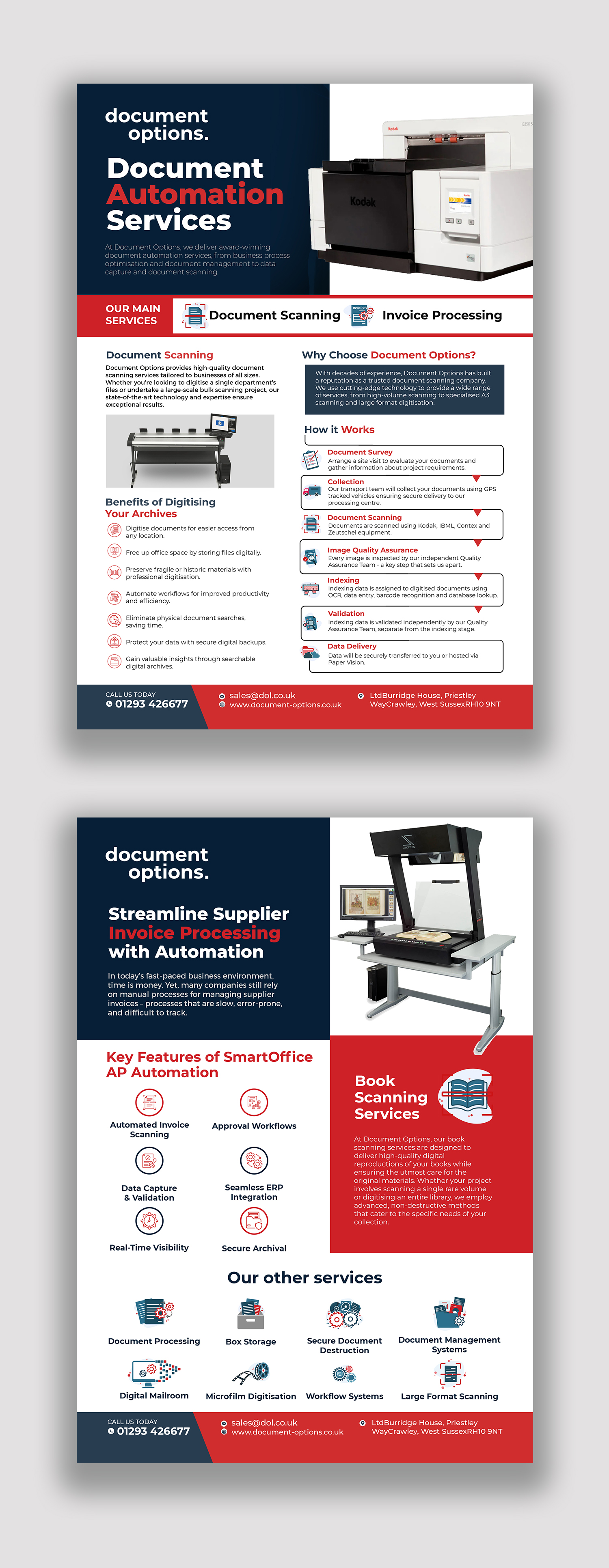 Flyer Design by debdesign for Document Options Ltd. | Design #35255846