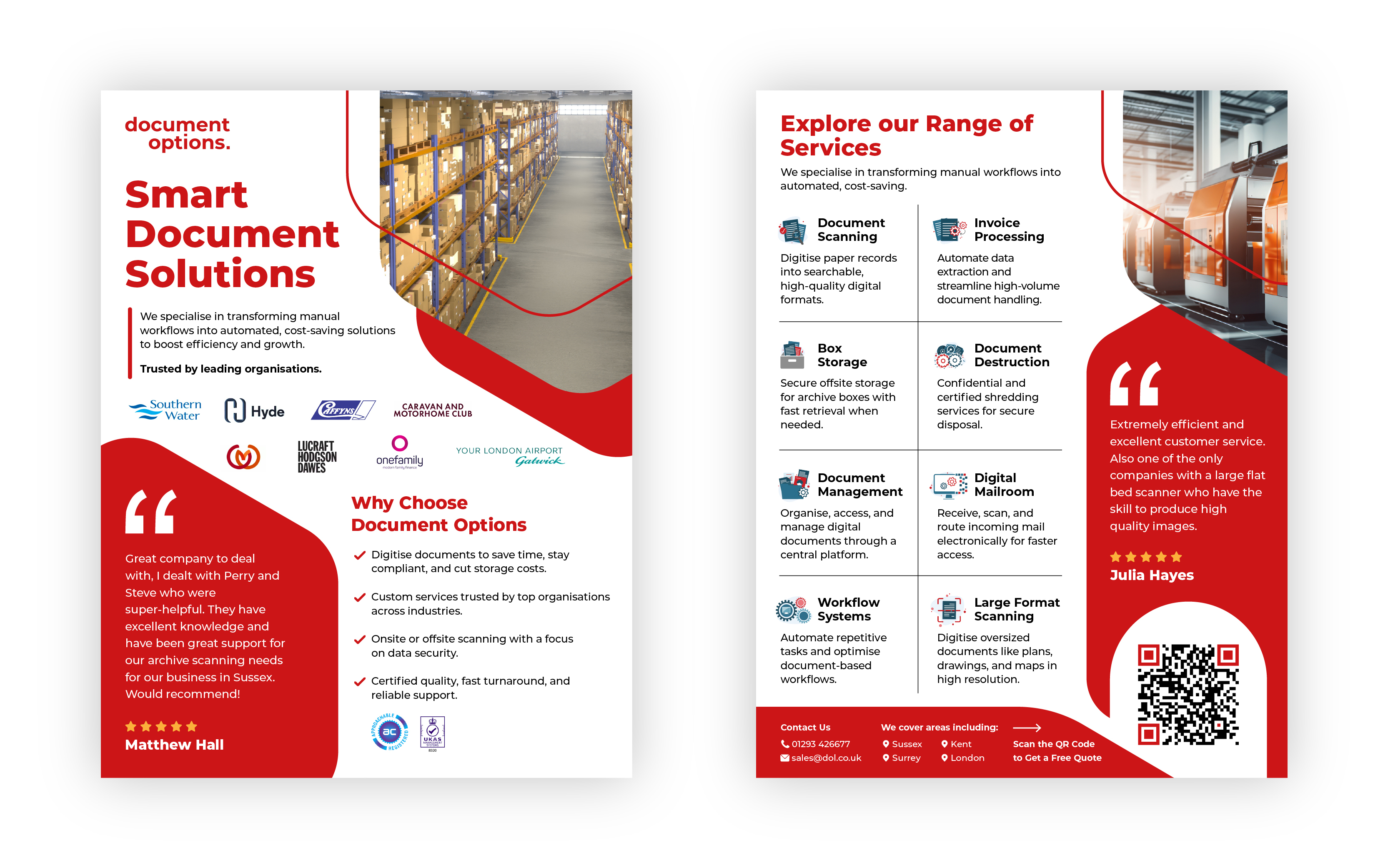 Flyer Design by Arshad A. for Document Options Ltd. | Design #35264291