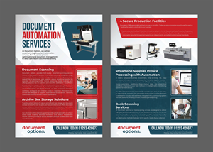 Flyer Design by 3Guys for Document Options Ltd. | Design: #35259396