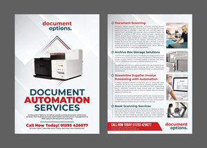 Flyer Design by 3Guys for Document Options Ltd. | Design: #35259397