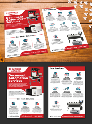 Flyer Design by websmartusa for Document Options Ltd. | Design #35247747