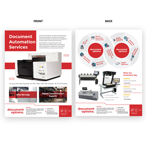 Flyer Design by svkreatives for Document Options Ltd. | Design #35241846