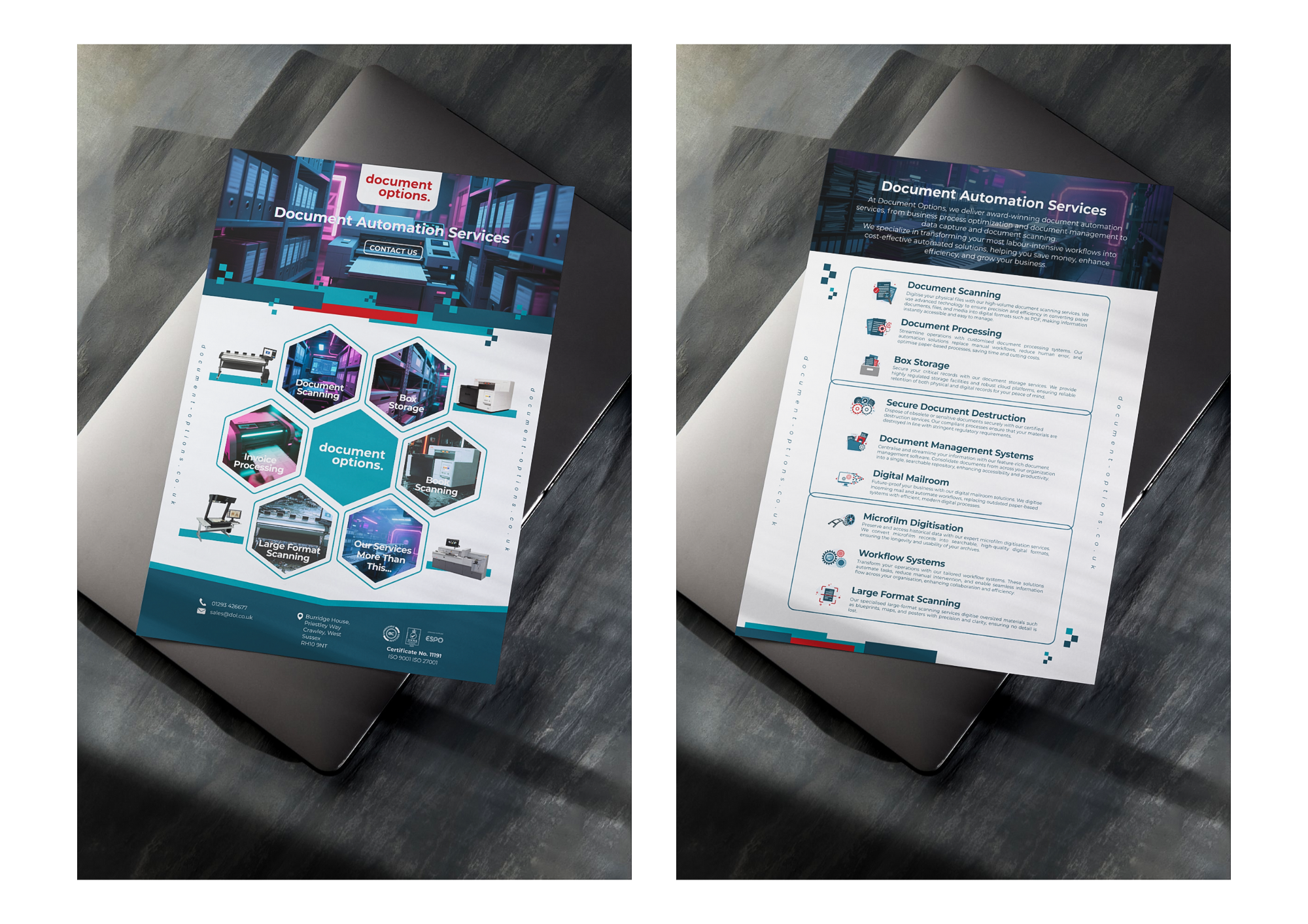 Flyer Design by patrick chen for Document Options Ltd. | Design #35236855