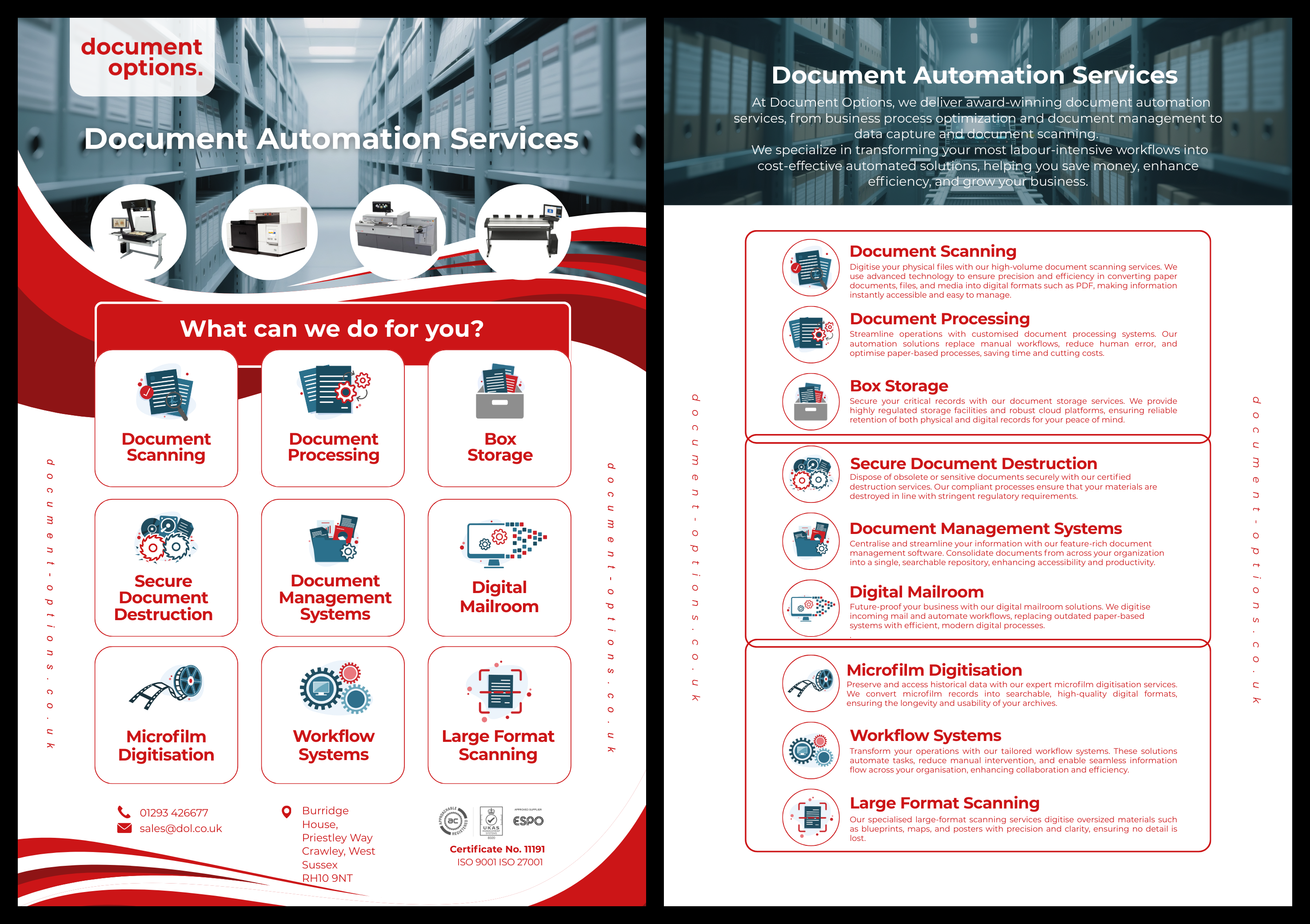 Flyer Design by patrick chen for Document Options Ltd. | Design #35271982
