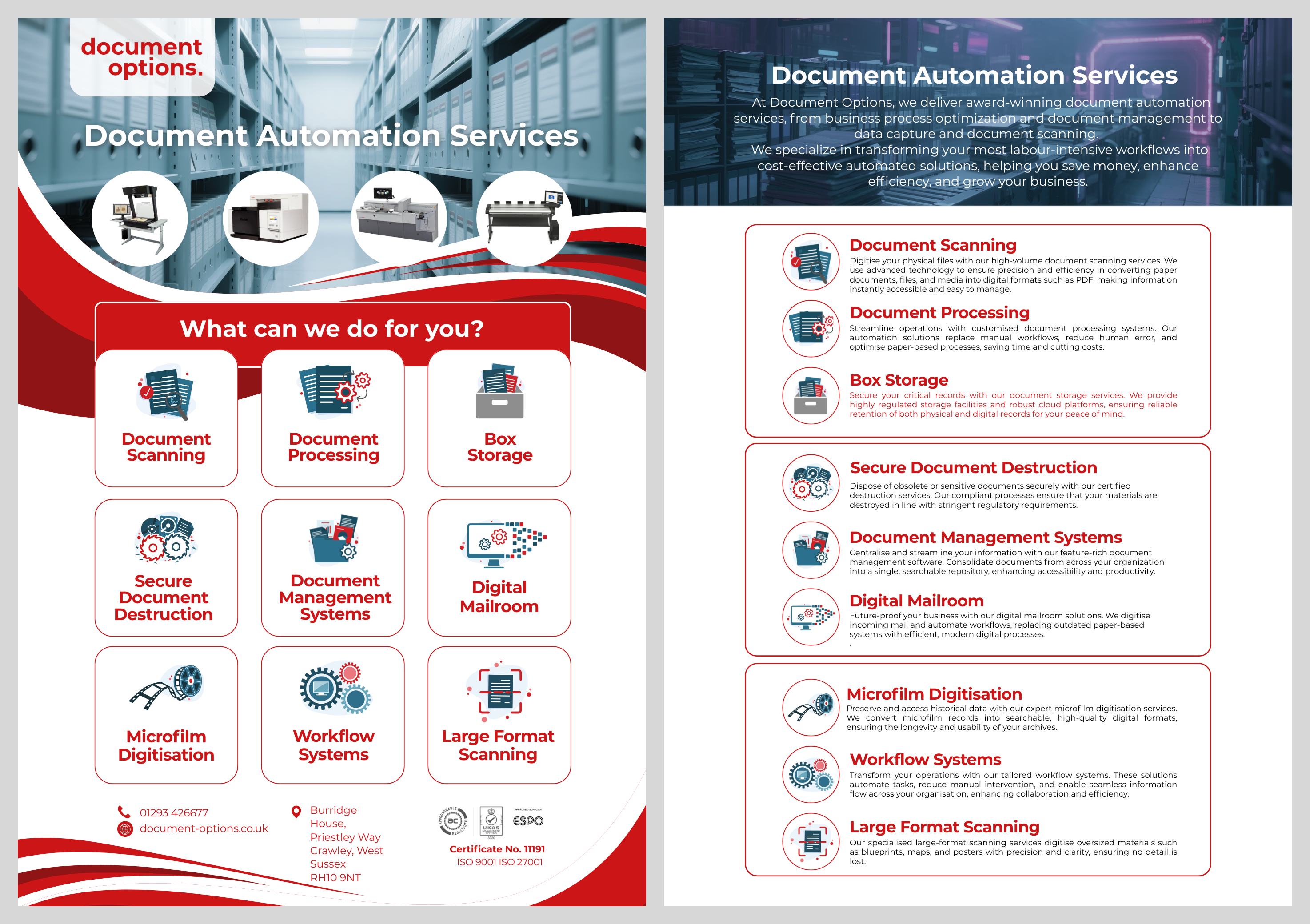 Flyer Design by patrick chen for Document Options Ltd. | Design #35278181