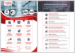 Flyer Design by patrick chen for Document Options Ltd. | Design: #35278783