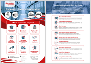 Flyer Design by patrick chen for Document Options Ltd. | Design: #35292859
