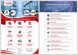 Flyer Design by patrick chen for Document Options Ltd. | Design: #35293025