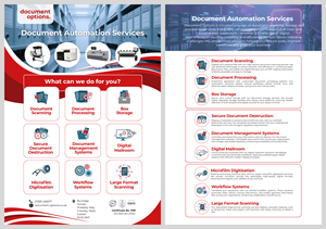 Flyer Design by patrick chen for Document Options Ltd. | Design: #35293026