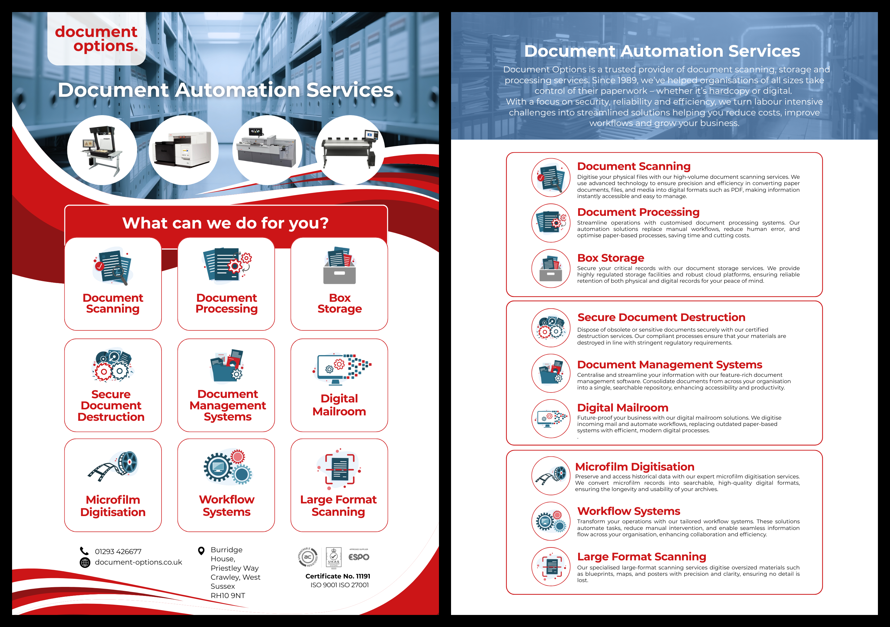 Flyer Design by patrick chen for Document Options Ltd. | Design #35293588