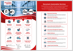 Flyer Design by patrick chen for Document Options Ltd. | Design: #35293861