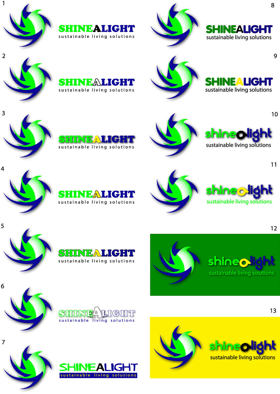 Logo Design by Cláudia Polónia for Shinealight Solutions | Design #70099