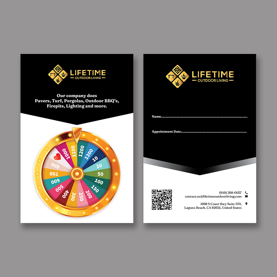 Design de Flyer par YourLogoMaster pour Lifetime Outdoor Living | Design #35250637