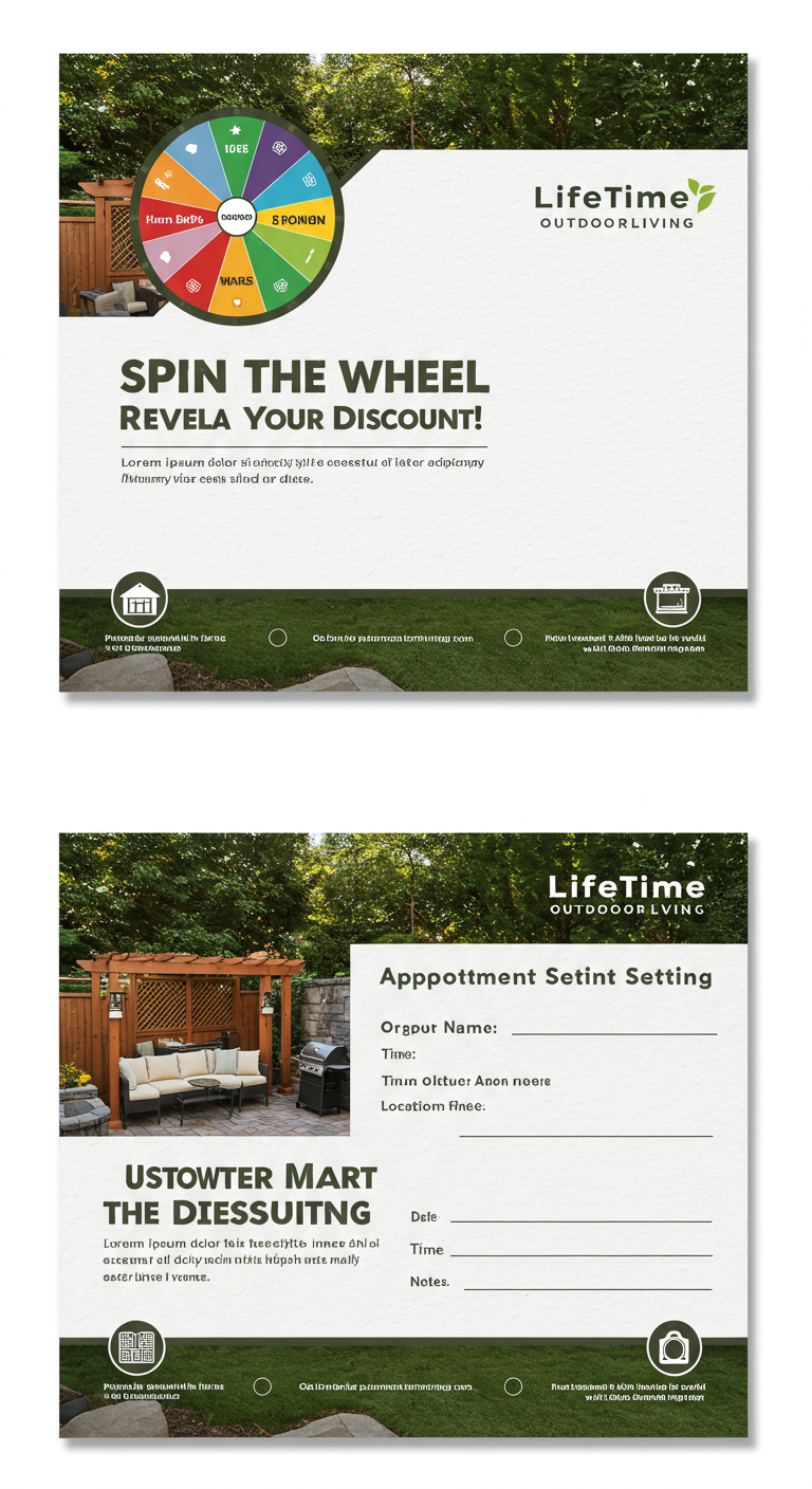 Design de Flyer par Promise Graphicsng pour Lifetime Outdoor Living | Design #35244008