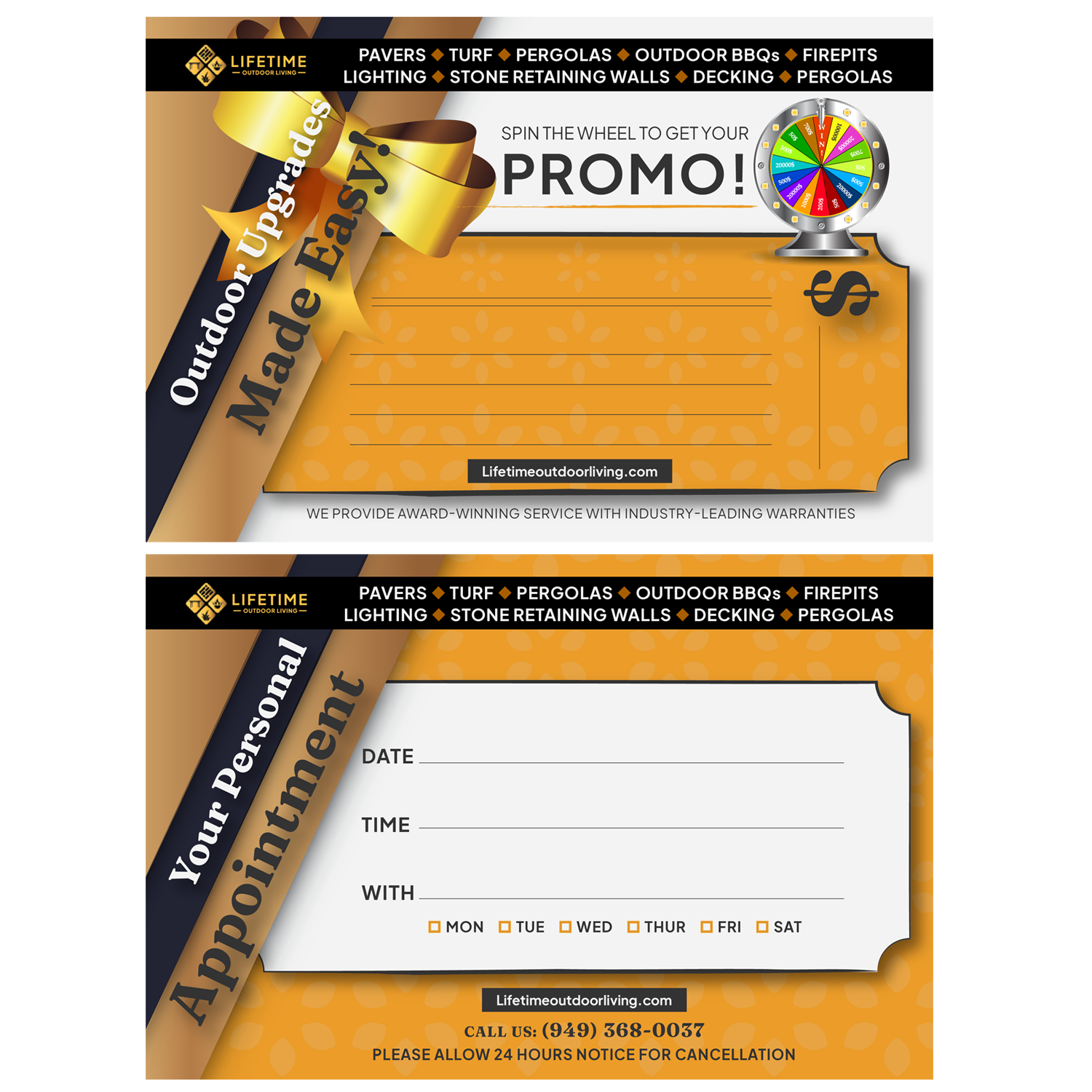 Design de Flyer par Pearliecreamcheese pour Lifetime Outdoor Living | Design #35244664
