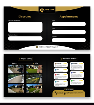 Diseño de Flyer por Farvahar Design Studio para Lifetime Outdoor Living | Diseño: #35294502